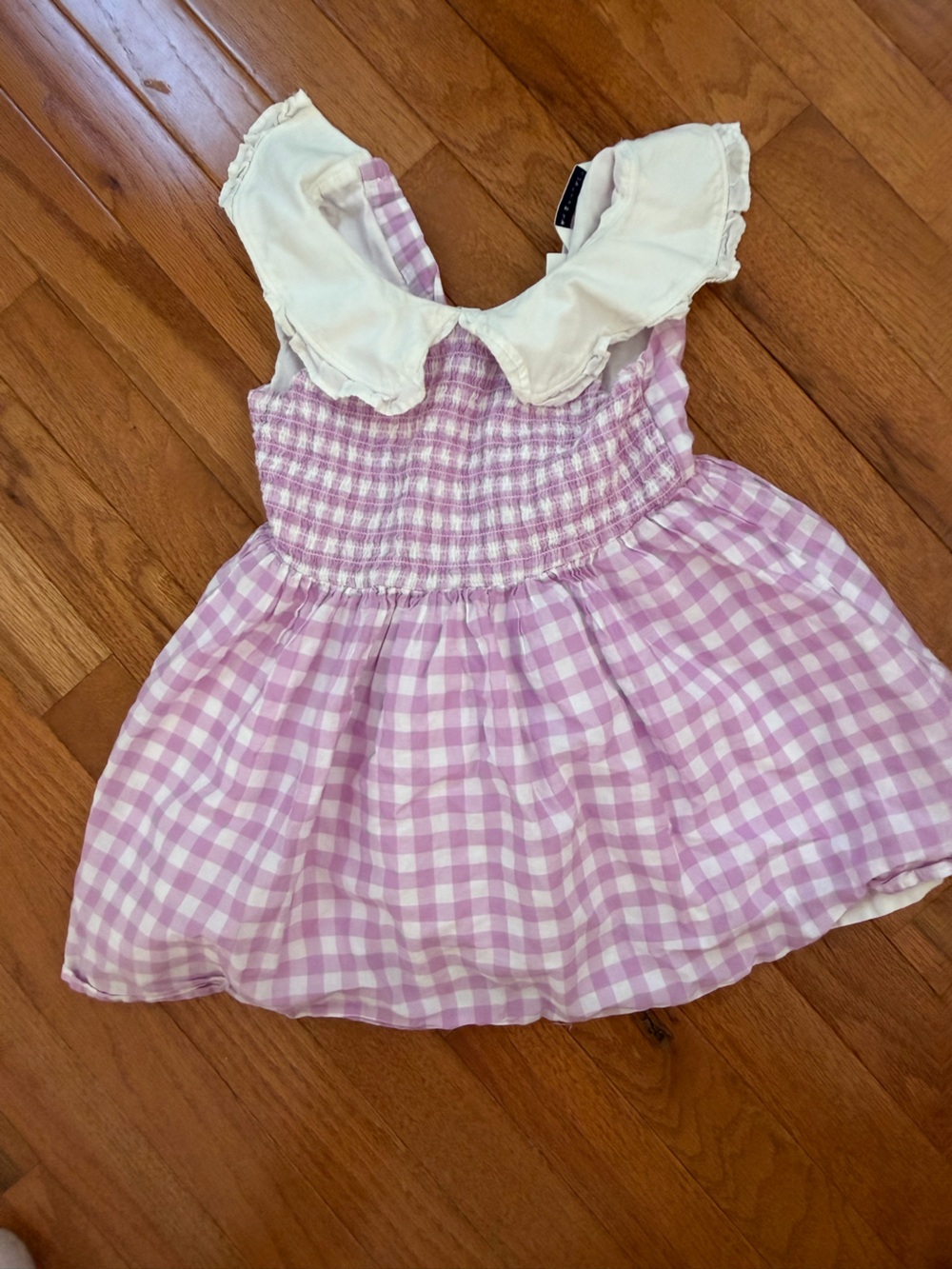 Janie and Jack Lavender Gingham Trim Kids Bottoms